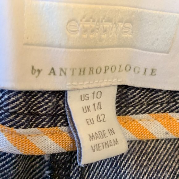 Linen Anthropologie frill pants - Picture 2 of 3
